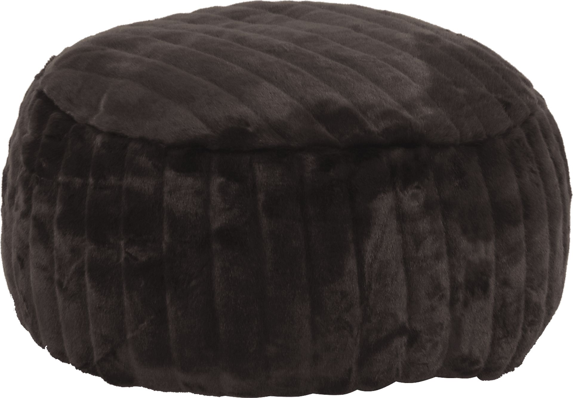 Kavan Black Pouf - Image 1