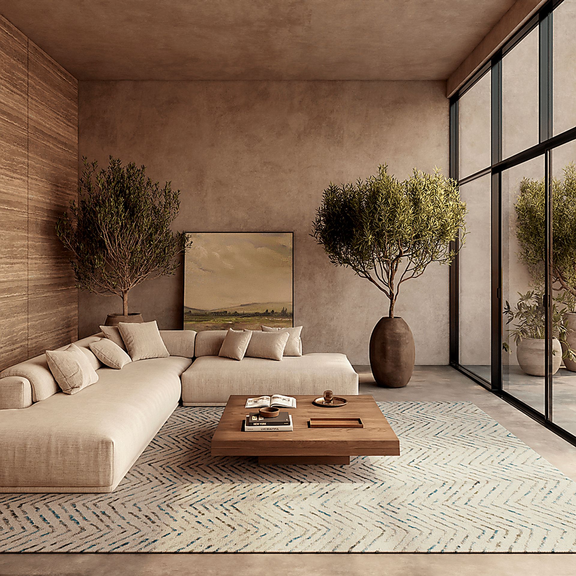 Kavos Beige 7'9 x 9'9 Rug - Image 9