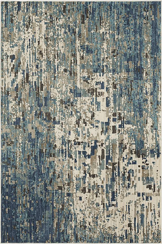 Kawanda Blue 8' x 11' Rug - Thumbnail - Image 1