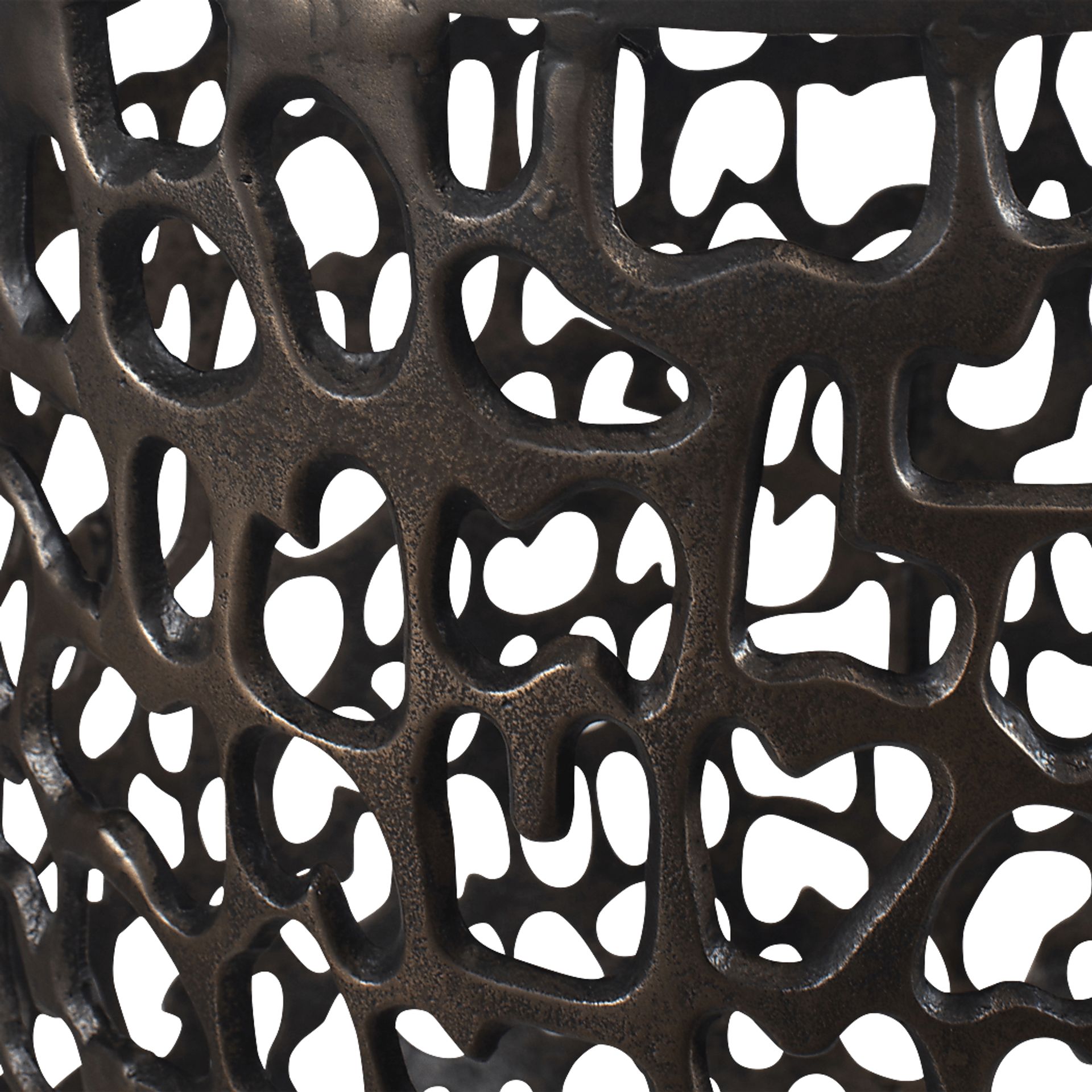 Kayafa Bronze Outdoor End Table - Image 5