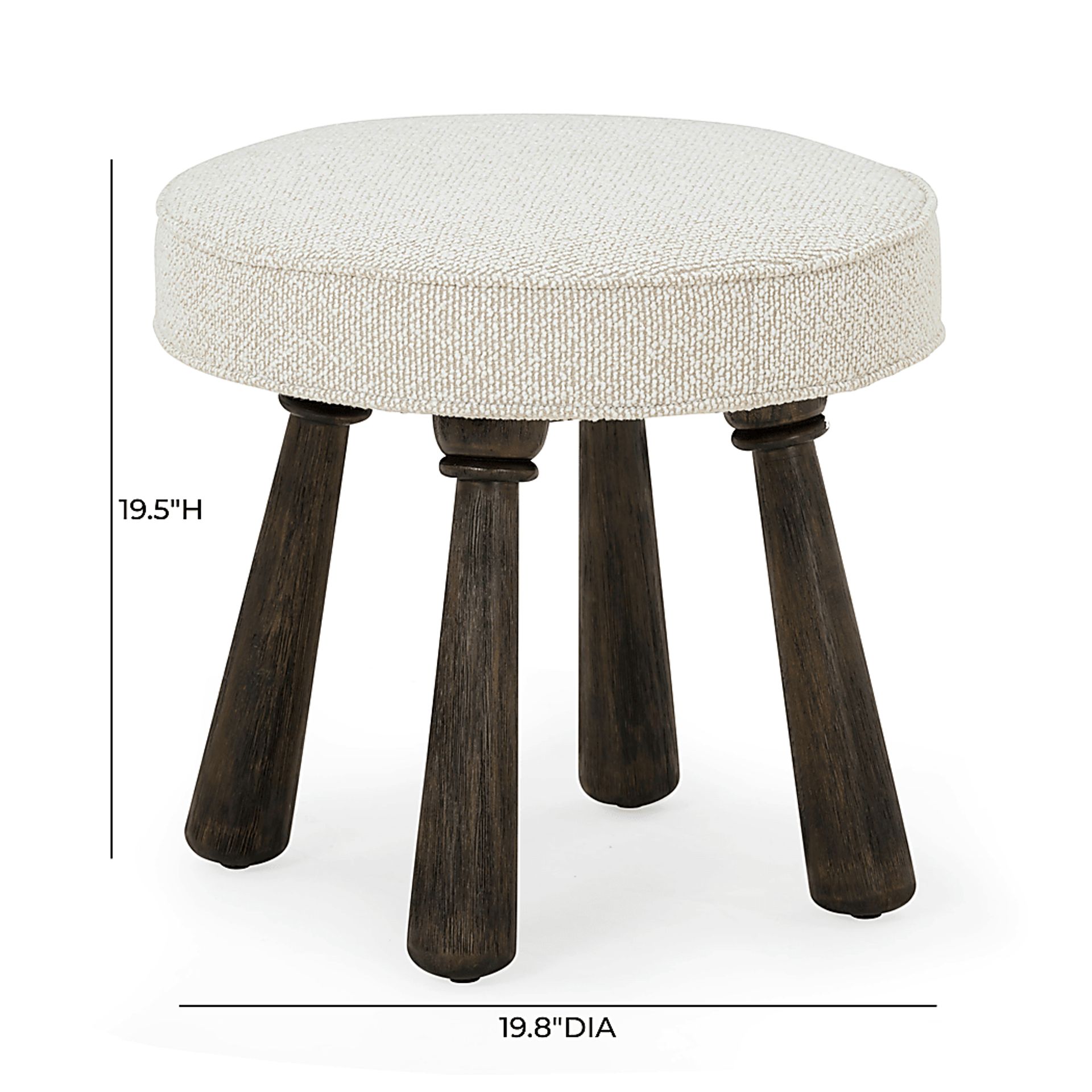 Kaydron Cream Stool - Image 4
