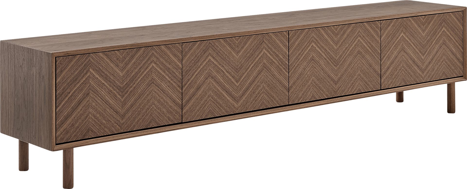 Kayla Walnut 85in. Console - Image 9