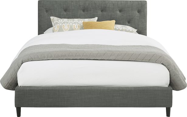 Kaylan Gray 3 Pc Queen Upholstered Bed