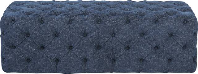 Kaylee Blue Cocktail Ottoman - Thumbnail - Image 2