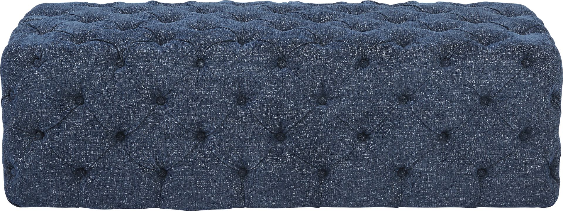 Kaylee Blue Cocktail Ottoman - Image 2