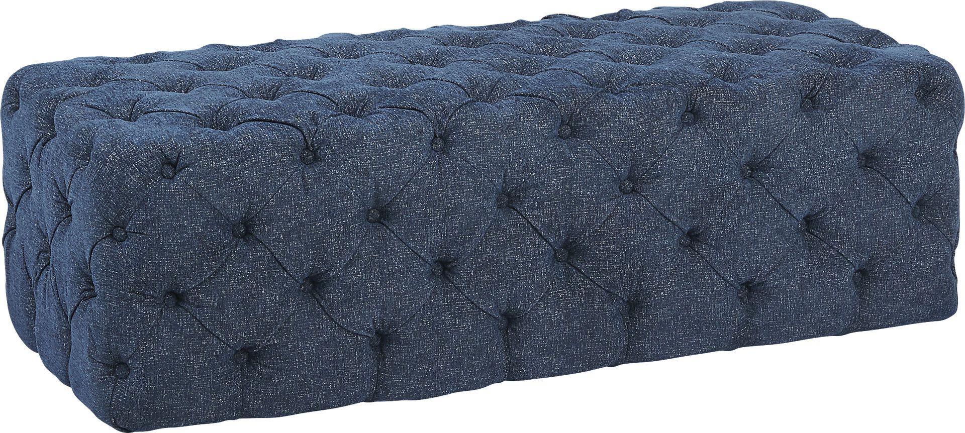 Kaylee Blue Cocktail Ottoman - Image 1