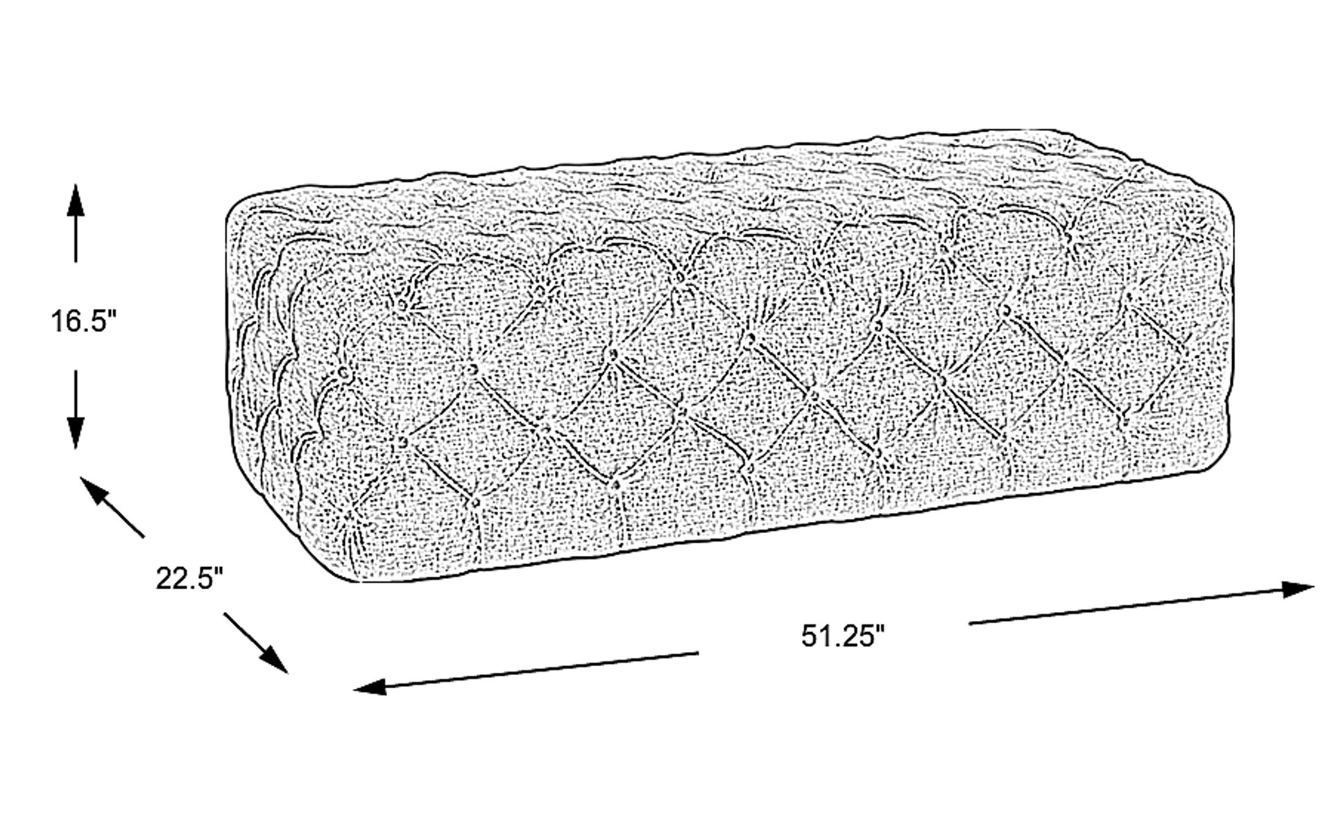 Dimension Image. Please refer to the Dimension Tab on this page for dimension details.