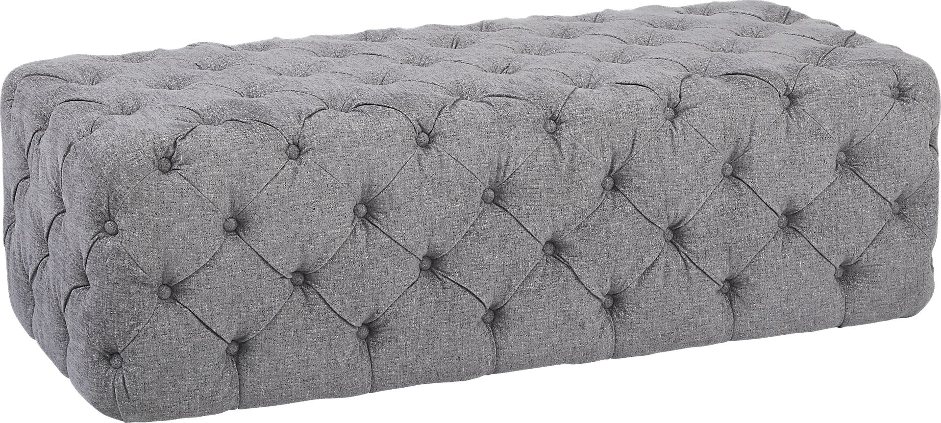 Kaylee Gray Cocktail Ottoman - Image 1