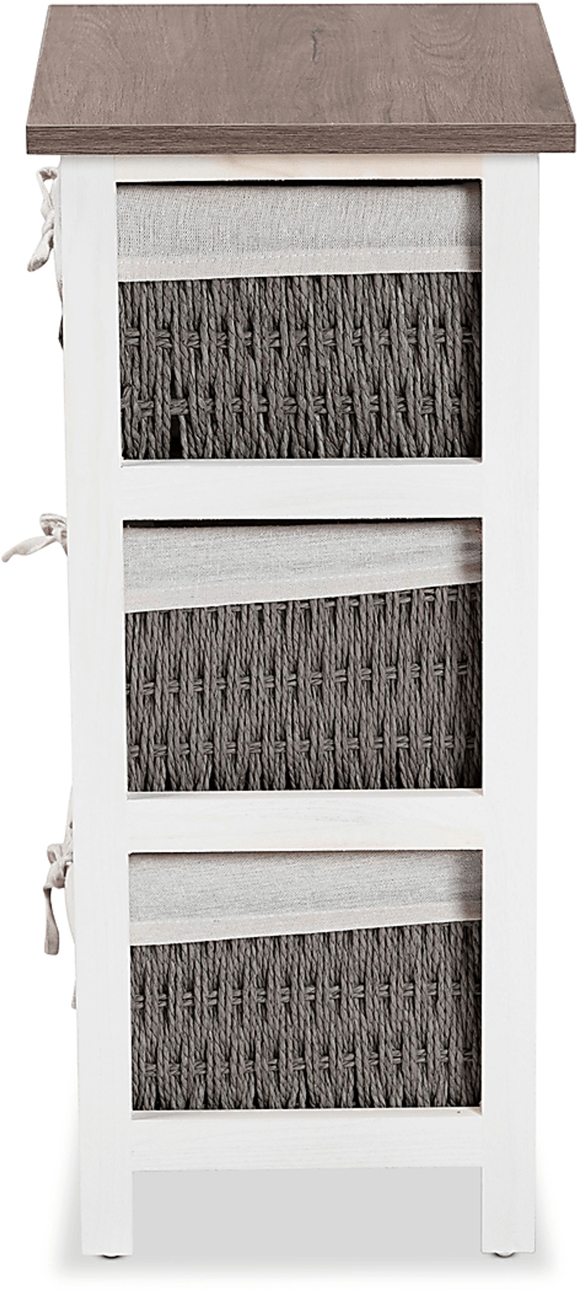 Kayoming White 3 Basket Storage Unit - Image 6