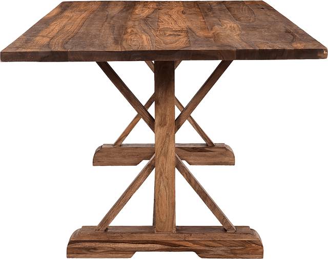 Kayton Brown Dining Table - Thumbnail - Image 5