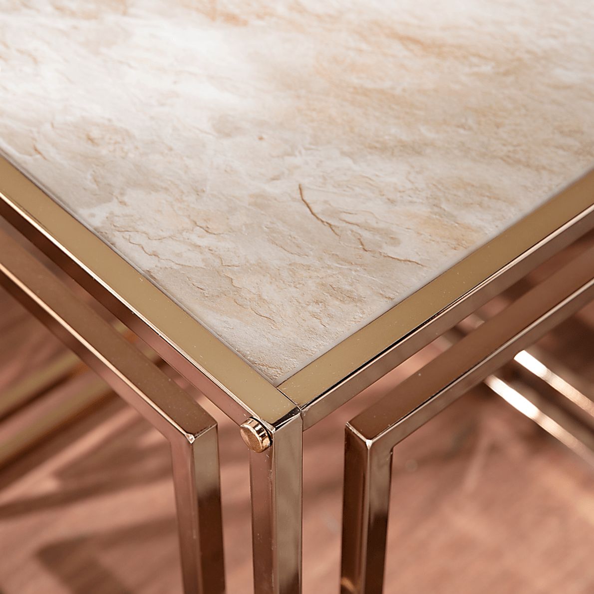 Kayview Gold End Table