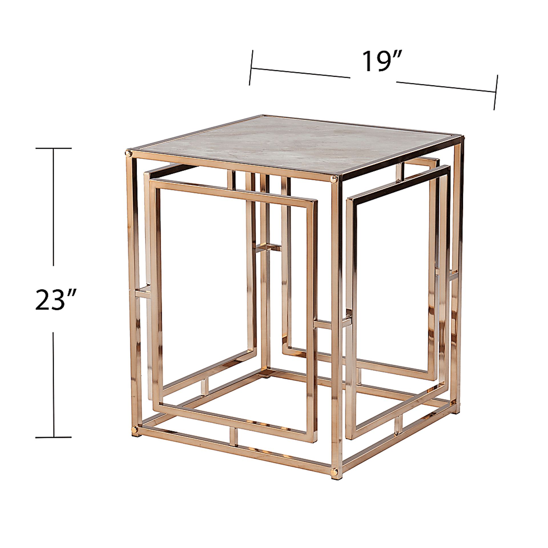 Kayview Gold End Table - Image 6