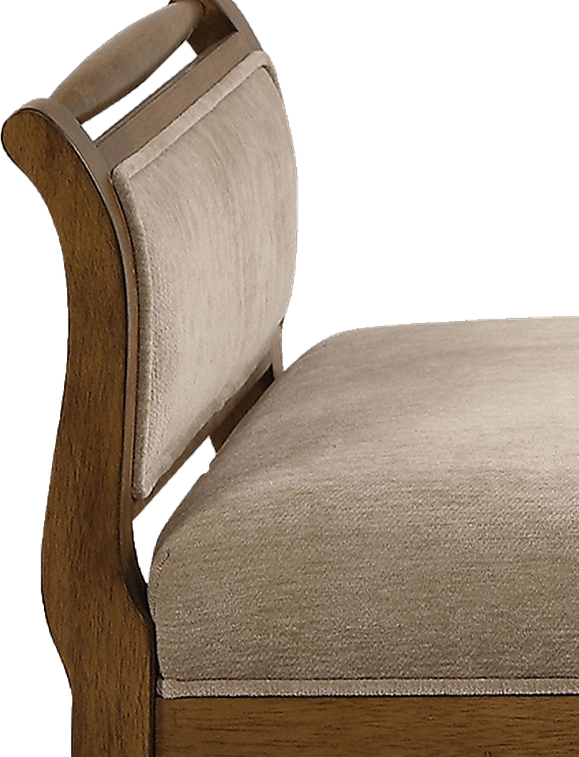 Kaywood Beige Accent Bench - Image 2