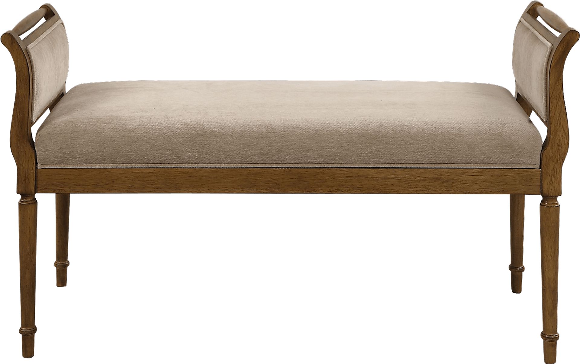 Kaywood Beige Accent Bench - Image 1