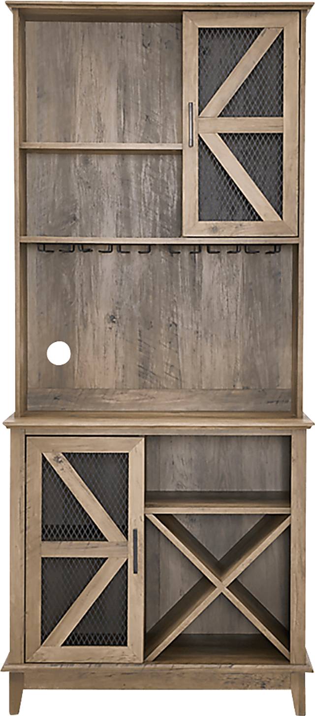 Kazia Brown Bar Cabinet - Thumbnail - Image 2