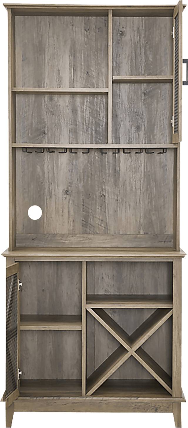 Kazia Brown Bar Cabinet - Thumbnail - Image 3