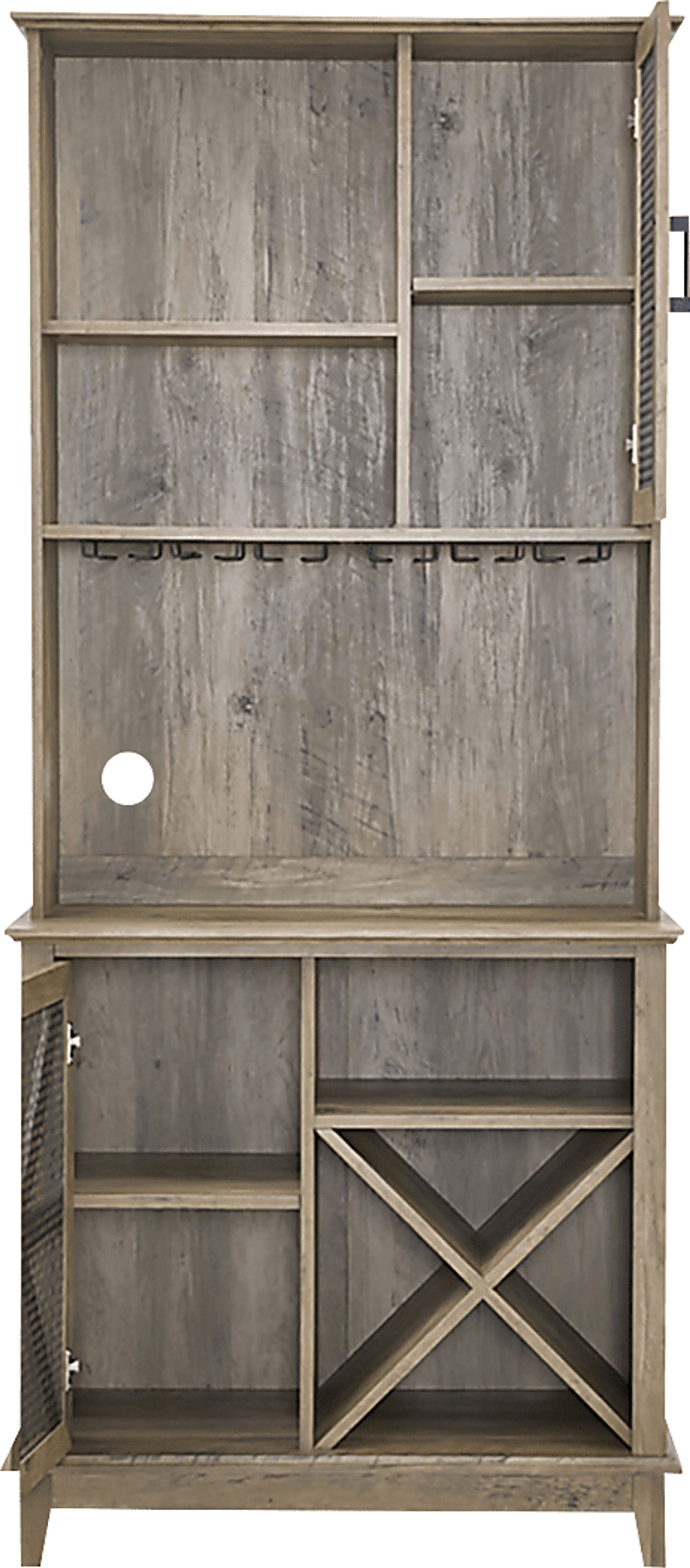 Kazia Brown Bar Cabinet - Image 3