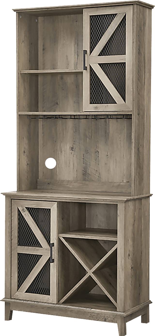 Kazia Brown Bar Cabinet - Thumbnail - Image 4