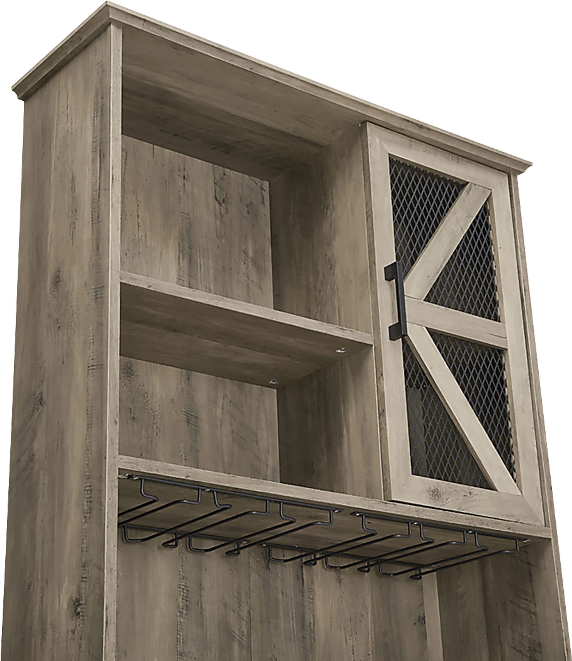 Kazia Brown Bar Cabinet - Image 6