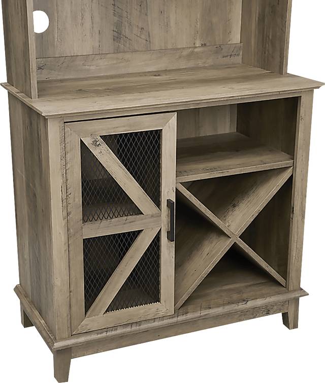 Kazia Brown Bar Cabinet - Thumbnail - Image 7