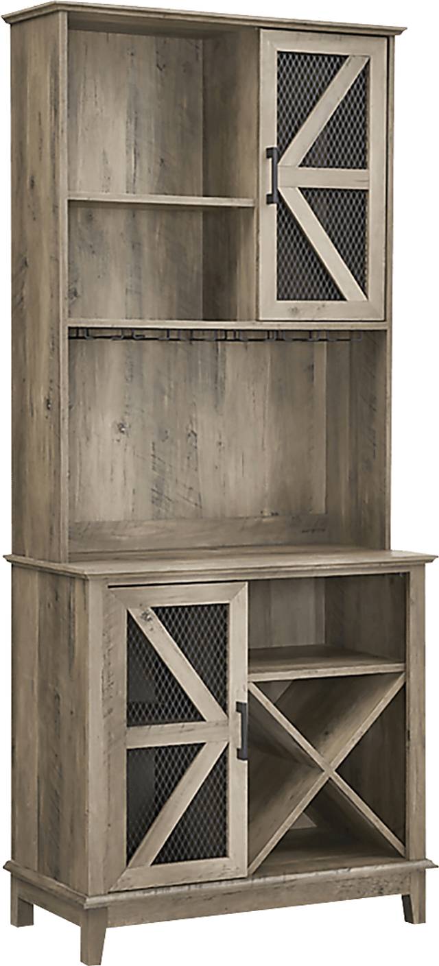 Kazia Brown Bar Cabinet - Thumbnail - Image 1