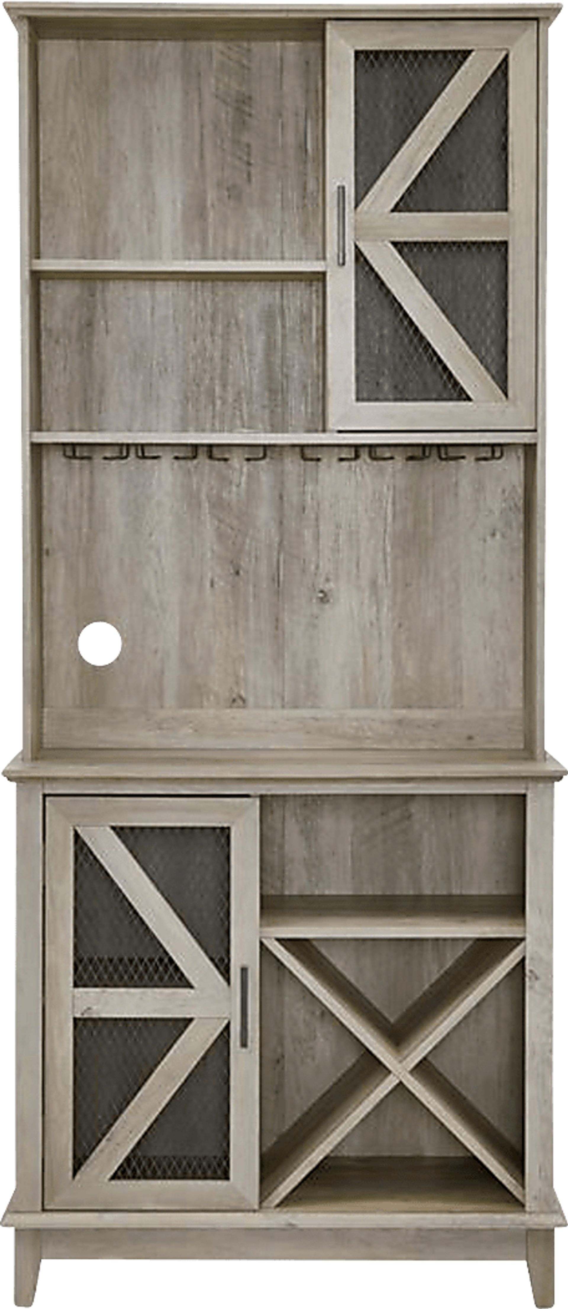 Kazia Gray Bar Cabinet - Image 2