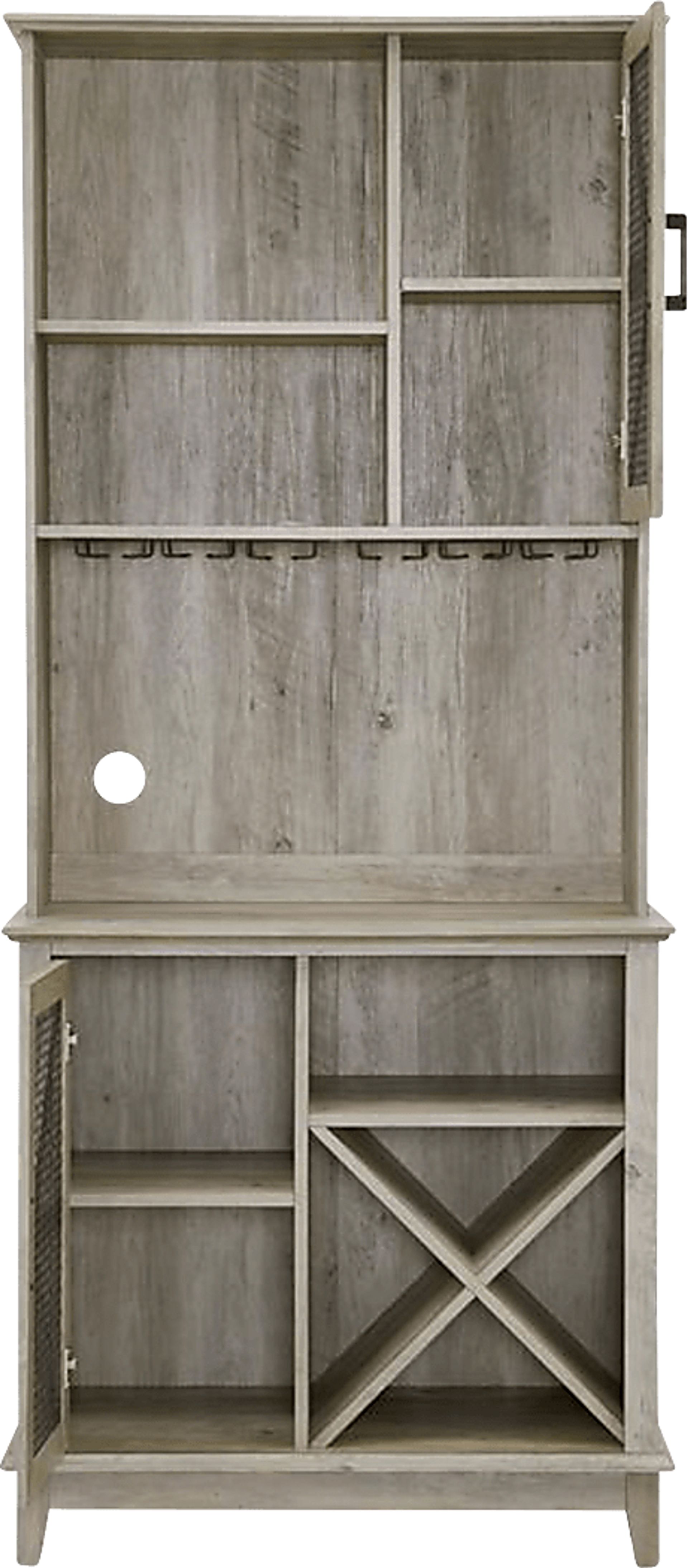 Kazia Gray Bar Cabinet - Image 3