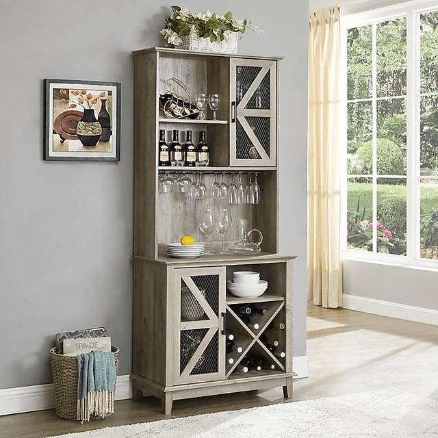 Kazia Gray Bar Cabinet - Thumbnail - Image 8