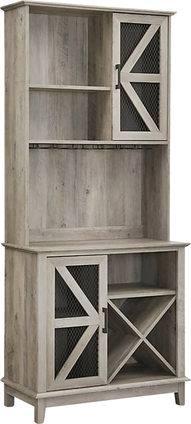 Kazia Gray Bar Cabinet - Thumbnail - Image 1