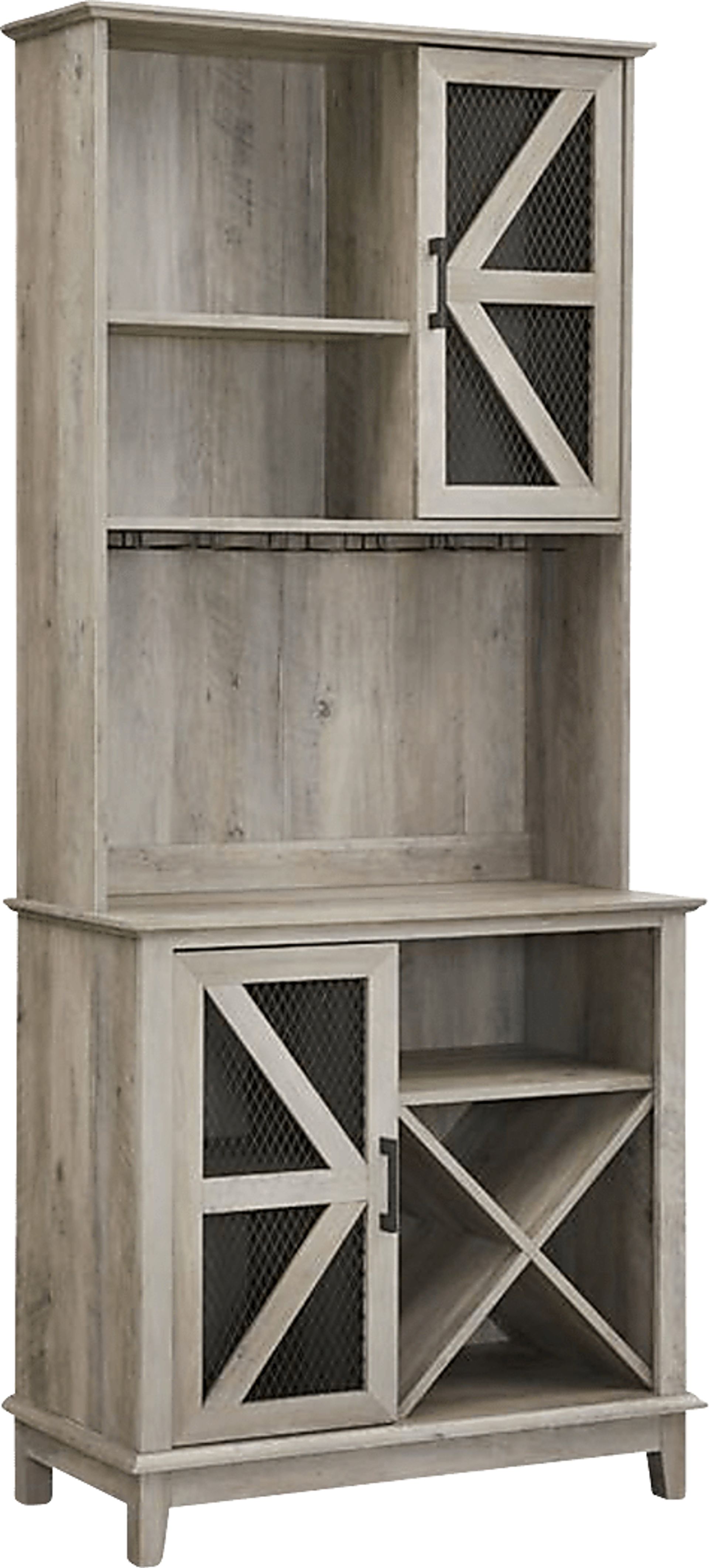 Kazia Gray Bar Cabinet - Image 1