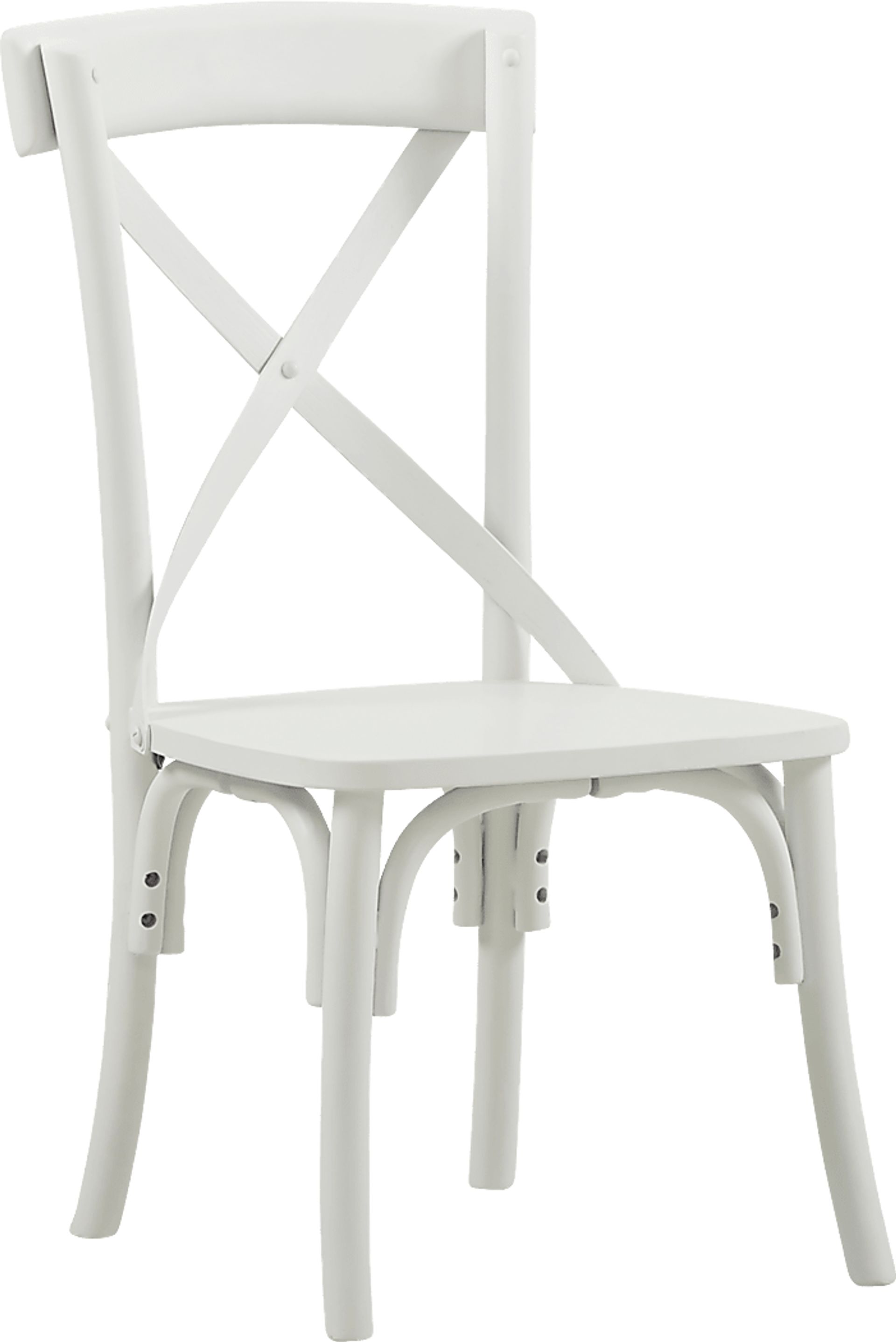 Kids Keagan White X-Back Chair - Image 1