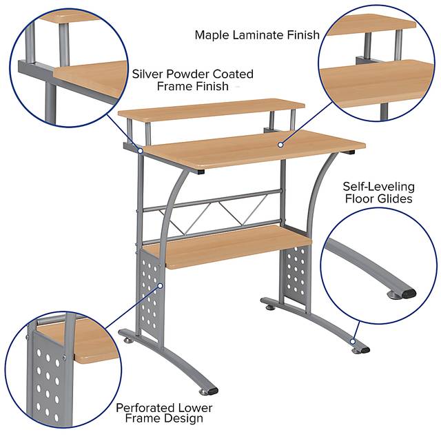 Keagon Maple Desk - Thumbnail - Image 6