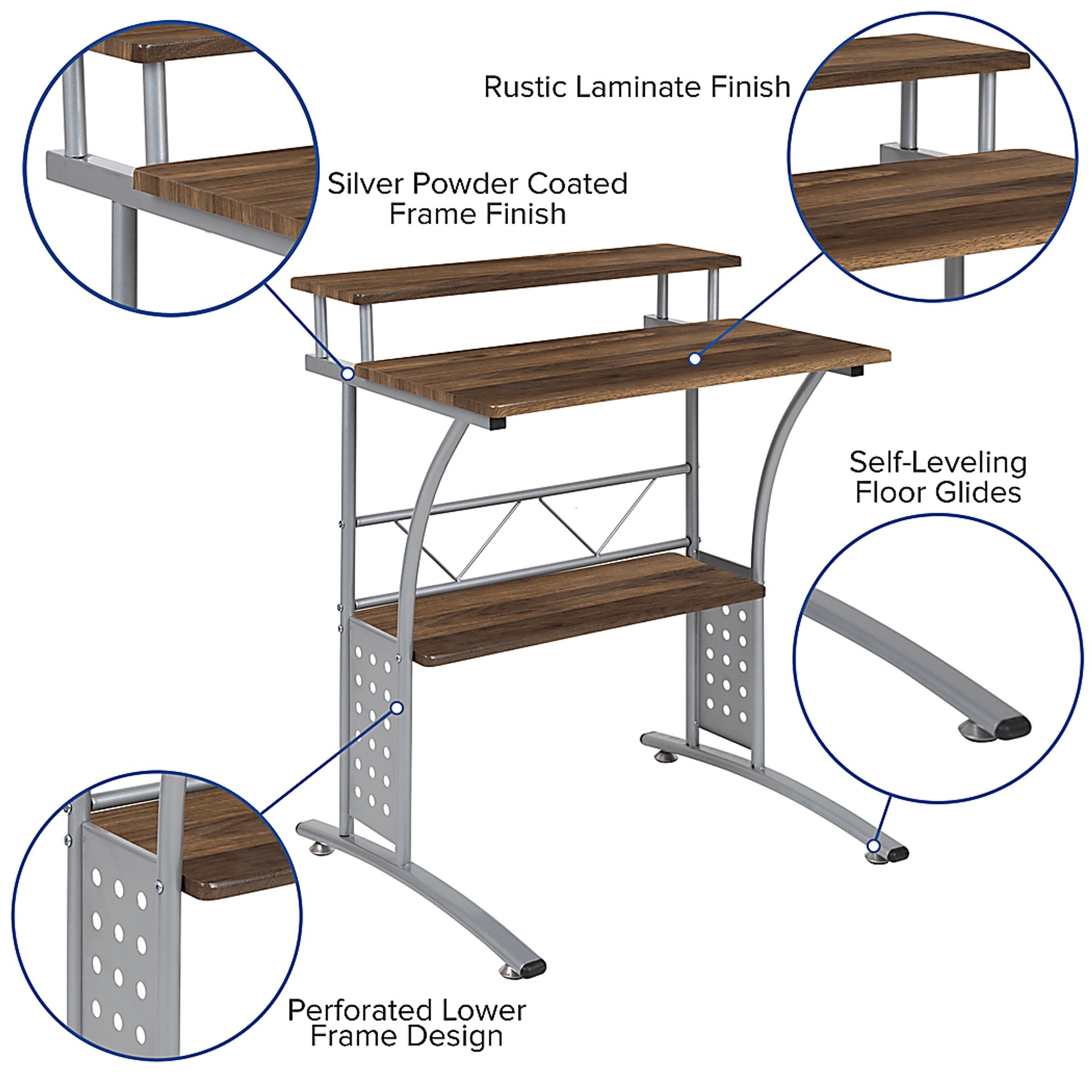 Keagon Walnut Desk - Image 6