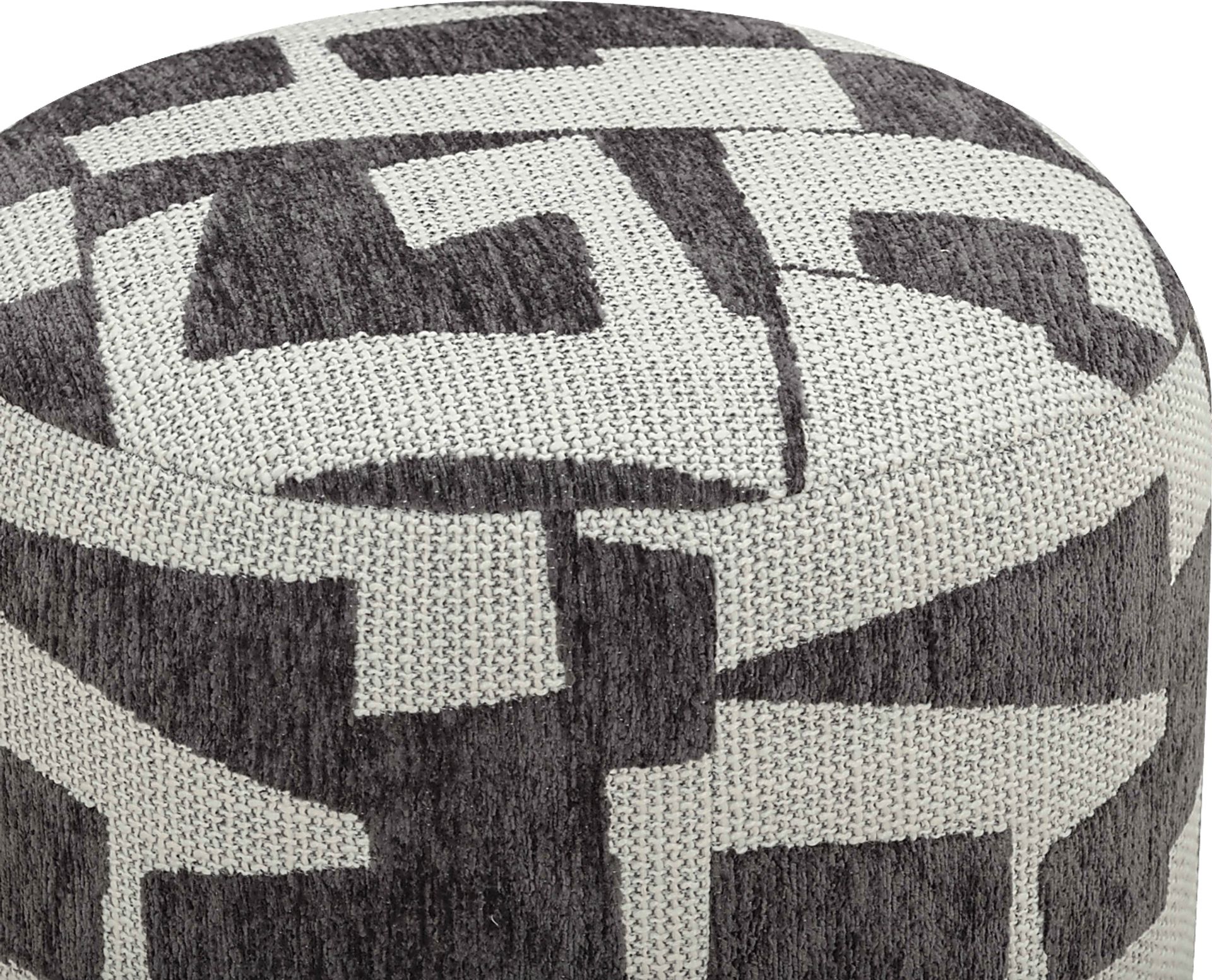 Keahi Black Pouf - Image 3