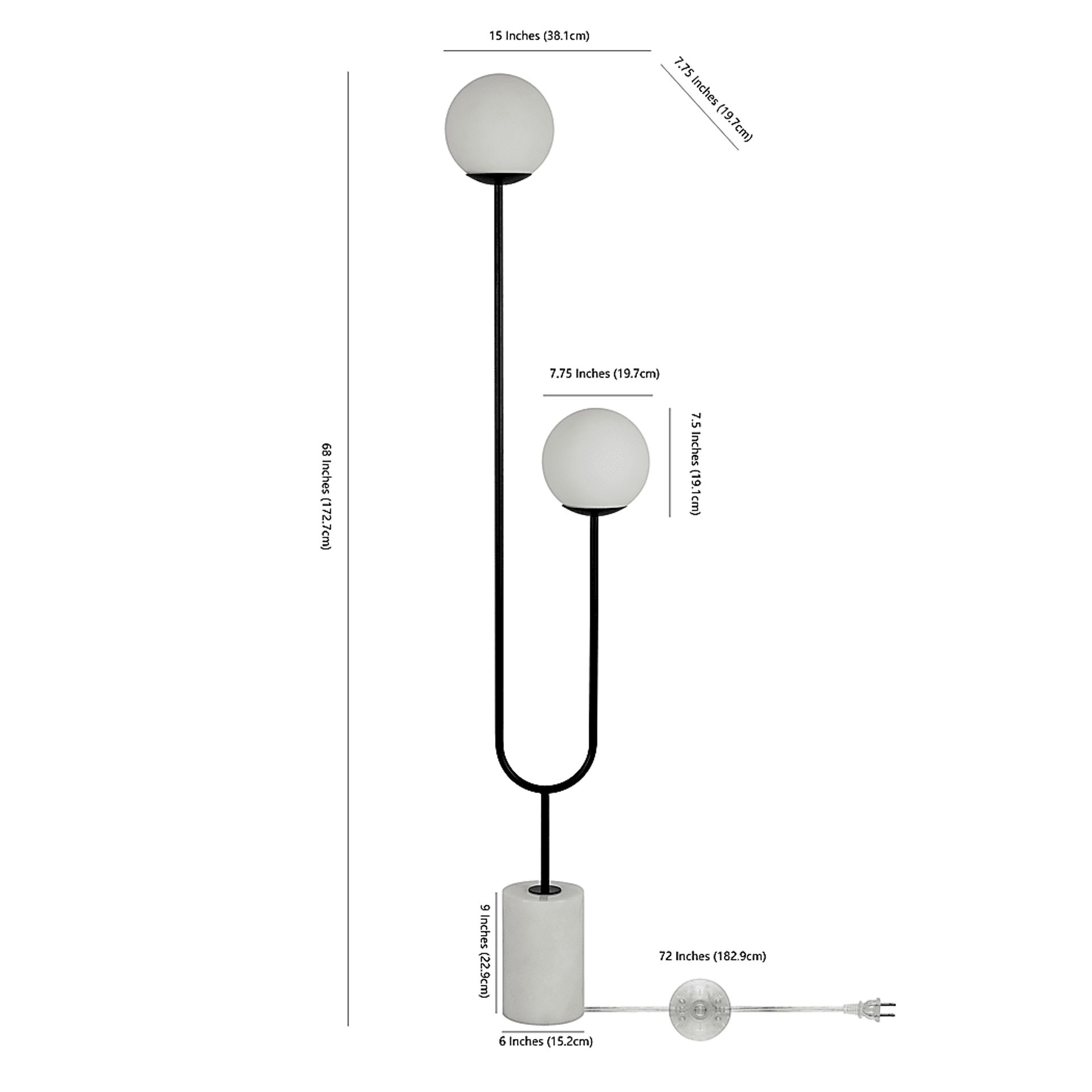 Keal Valley Black Floor Lamp - Image 2