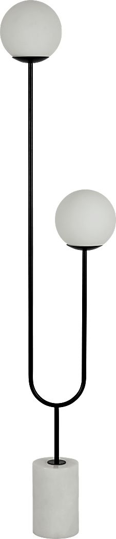 Keal Valley Black Floor Lamp