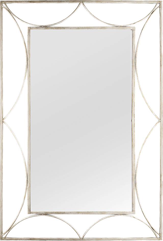 Keanna Silver Mirror - Thumbnail - Image 1