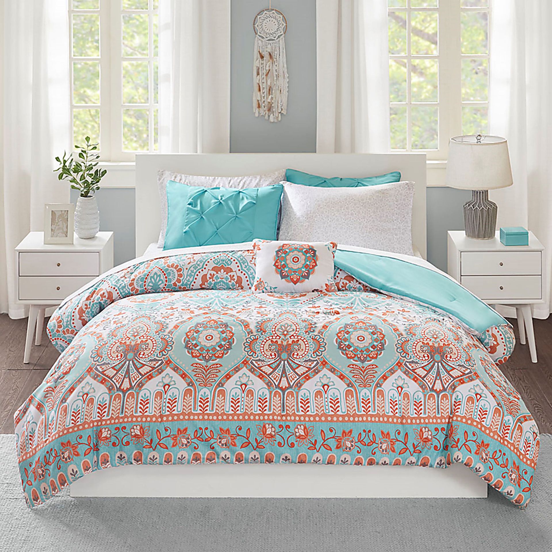 Kearney Blue Full Comforter Set - Image 13