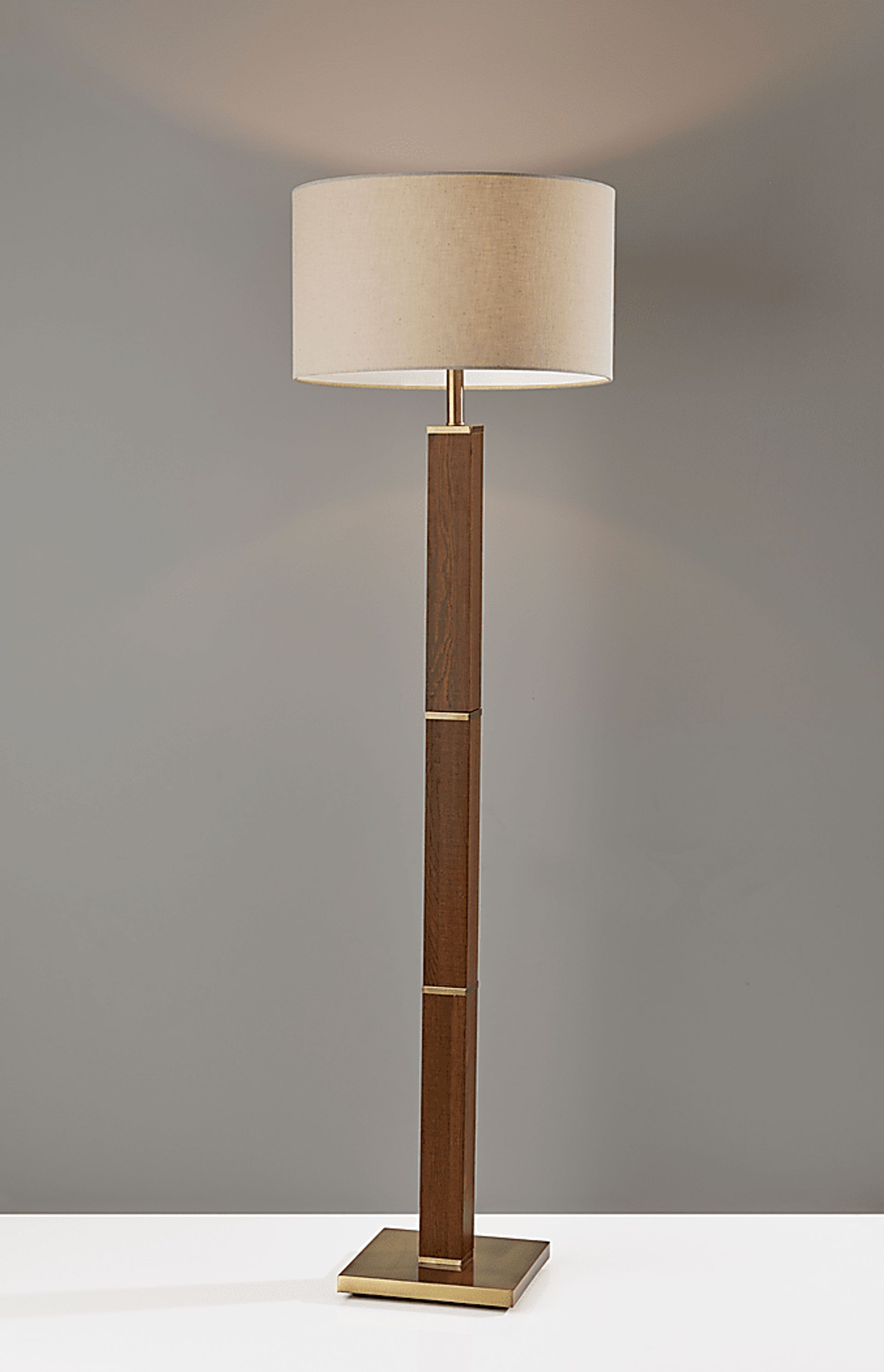 Kearns Cove Brass Floor Lamp - Image 2