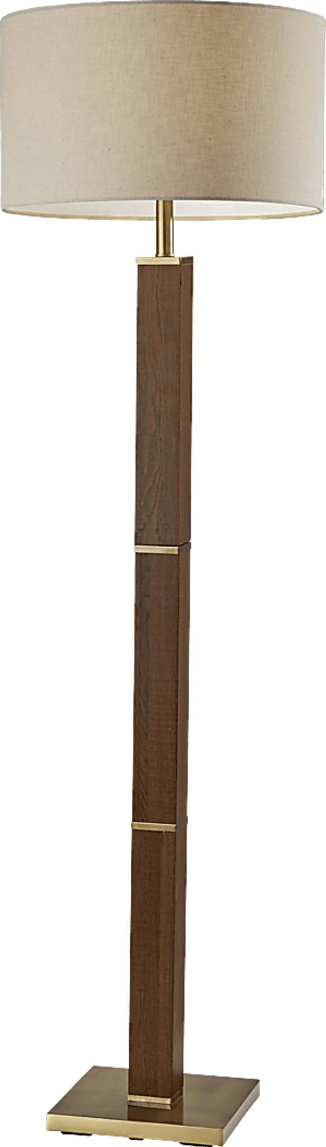 Kearns Cove Brass Floor Lamp - Thumbnail - Image 1