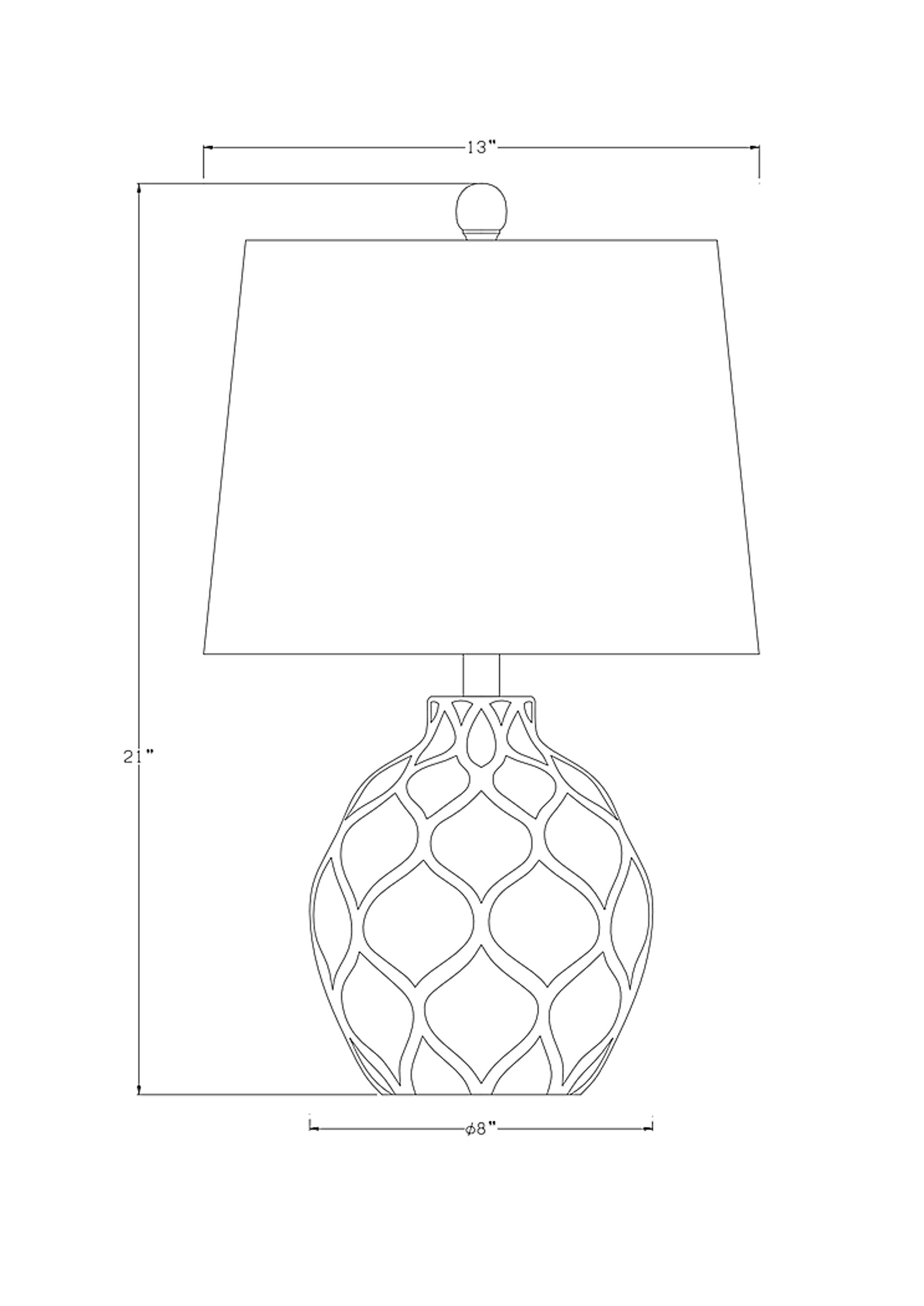 Kearny Farm White Lamp - Image 6