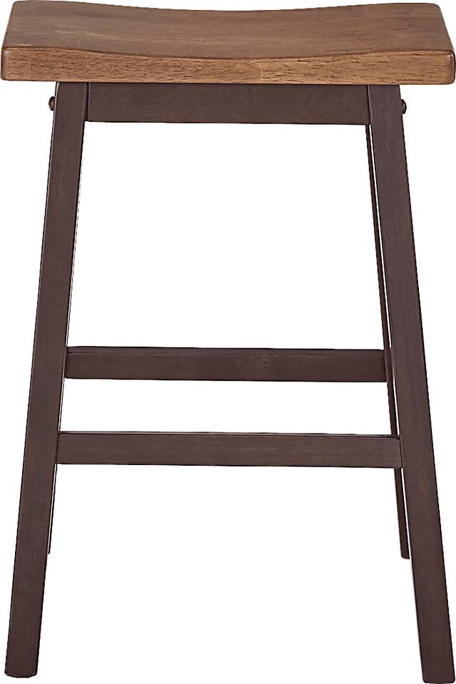 Keasey Brown Counter Stool, Set of 2 - Thumbnail - Image 3