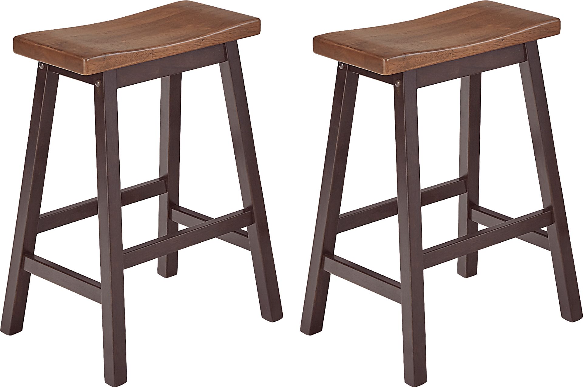 Keasey Brown Counter Stool, Set of 2 - Image 1