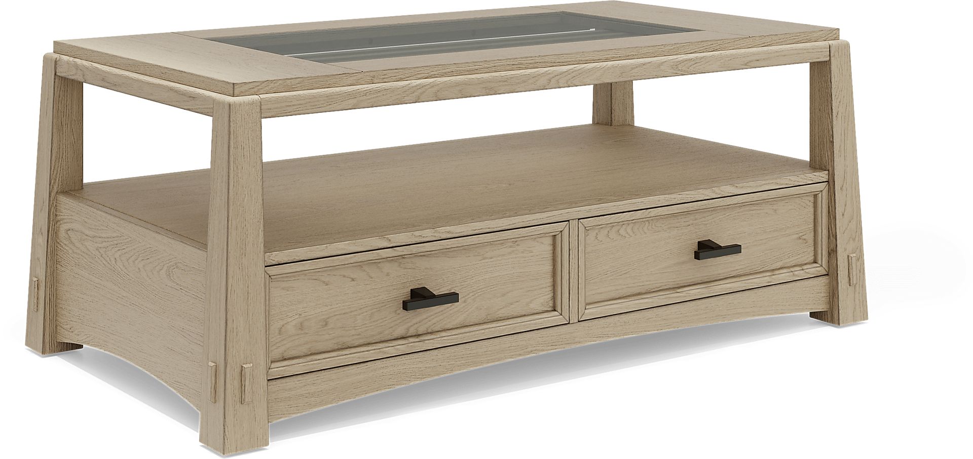 Keaton Natural Cocktail Table - Image 1