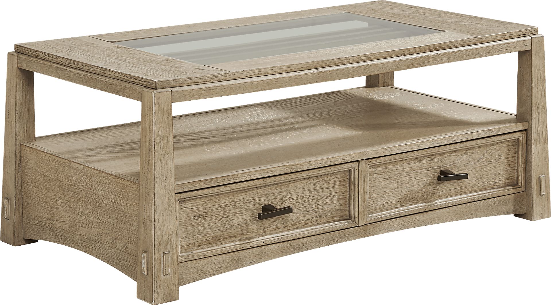 Keaton Natural Cocktail Table - Image 1
