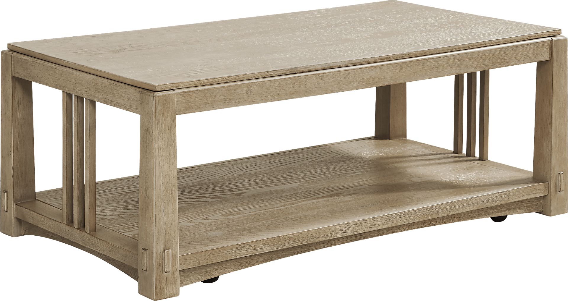 Keaton Natural Cocktail Table - Image 1