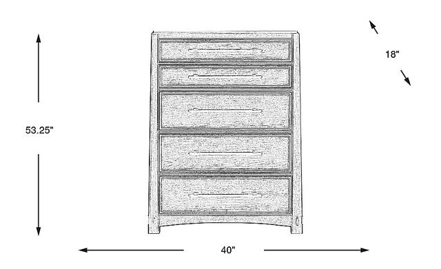 Dimension Image. Please refer to the Dimension Tab on this page for dimension details.