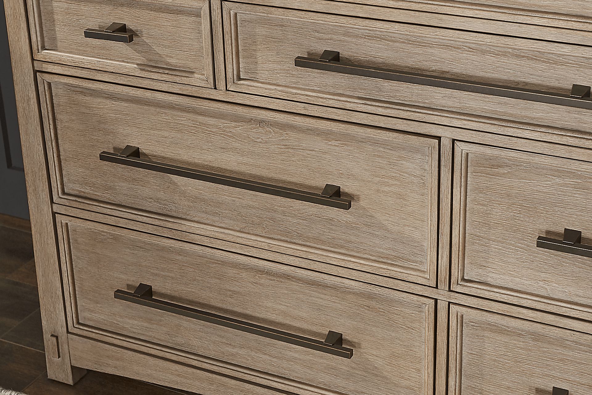 Keaton Taupe 5 Pc Queen Panel Bedroom - Image 7
