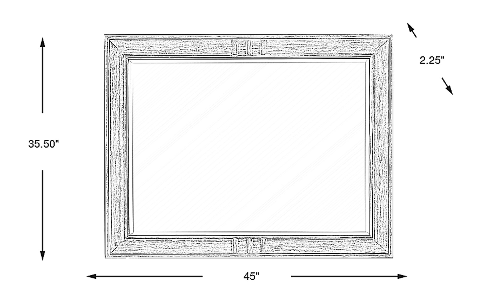 Dimension Image. Please refer to the Dimension Tab on this page for dimension details.