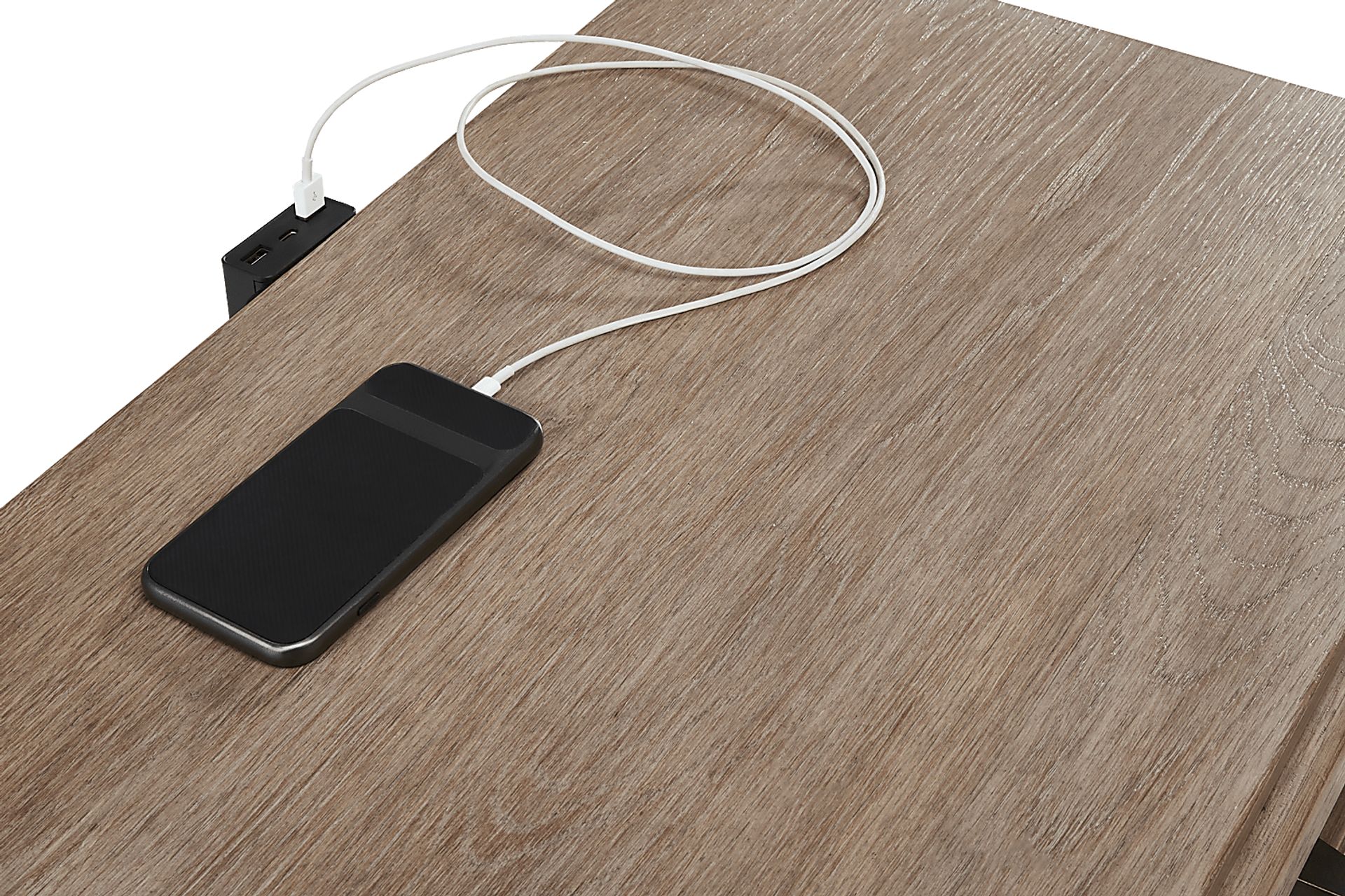 Keaton Taupe Nightstand - Image 3